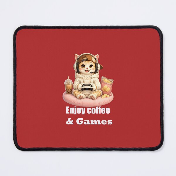 Item preview, Digital Gaming Cat – Premium Kawaii Tech Artwork designed and sold by annenambiro.
