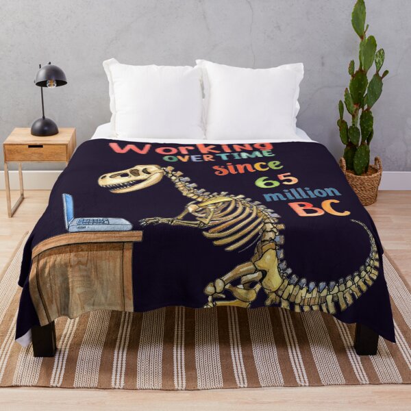 Item preview, T-Rex has been working overtime for 65 million years. designed and sold by LiskoDesign.