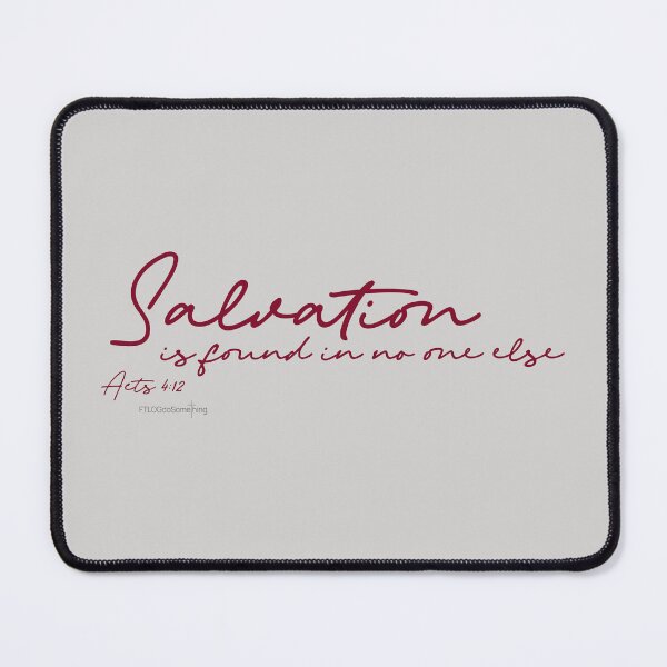 Item preview, Salvation is found in no one else Jesus saves Simple truth Acts 4:12 Plain message Gospel word Christian t-shirt designed and sold by FTLOG.