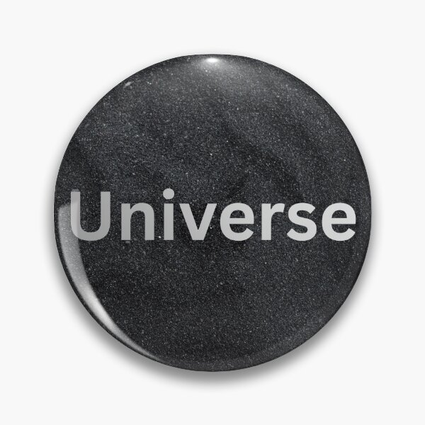 Item preview, Universe Minimalist Black Sand Text Art designed and sold by ranivibes008.