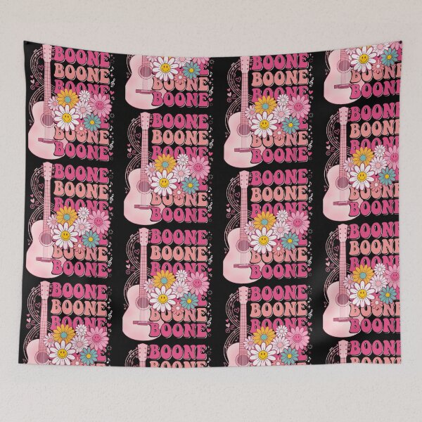 Item preview, Boone Floral Guitar Retro Country Music Western designed and sold by PixlCrypt.