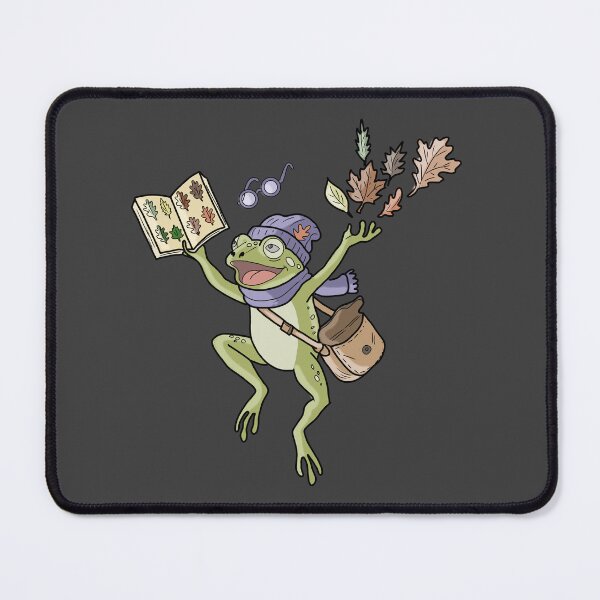 Item preview, Frog Autumn Book Lover Cottagecore Illustration designed and sold by LeshanArt.