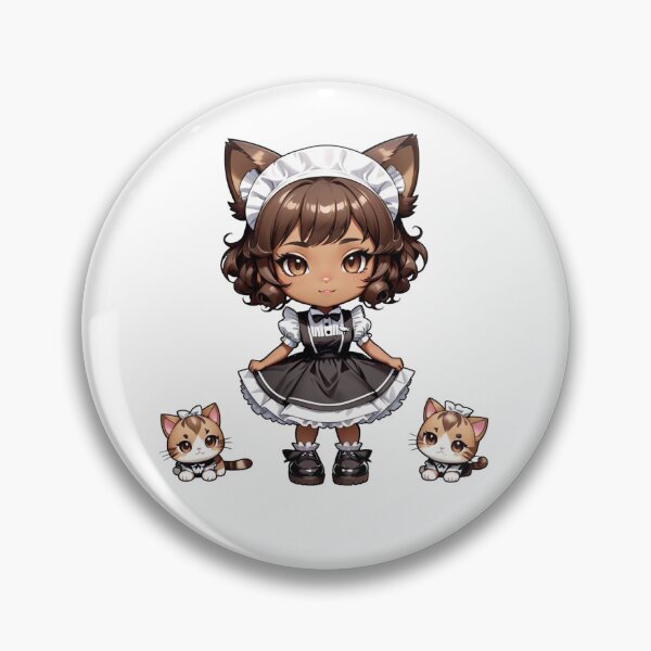 Item preview, Adorable Cookie Cat Maid – Sweet Kawaii Anime Girl designed and sold by bella-rosa87.
