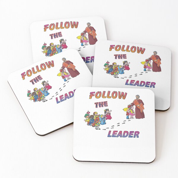 Item preview, Follow The Leader Christian Jesus Leading Children Vintage Faith designed and sold by PixlCrypt.