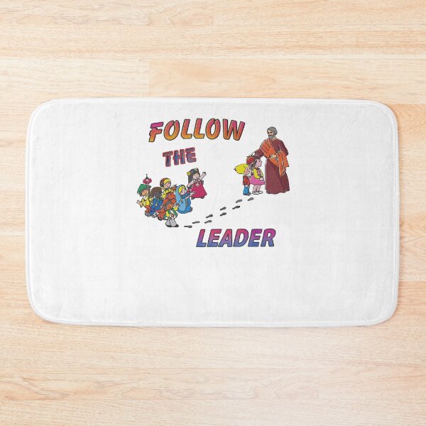 Item preview, Follow The Leader Christian Jesus Leading Children Vintage Faith designed and sold by PixlCrypt.