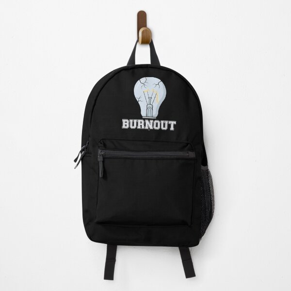 Item preview, BURNOUT - Cracked Lightbulb Mental Health designed and sold by Zazz Lee.