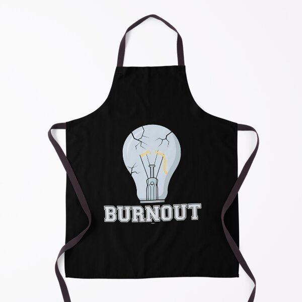 Item preview, BURNOUT - Cracked Lightbulb Mental Health designed and sold by Zazz Lee.