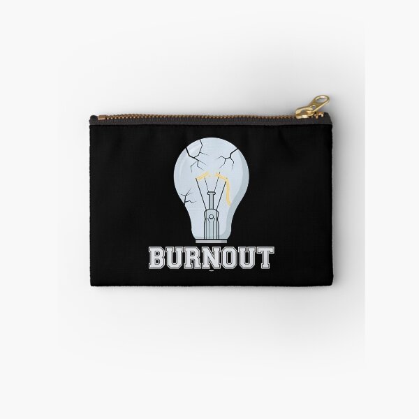 Item preview, BURNOUT - Cracked Lightbulb Mental Health designed and sold by Zazz Lee.