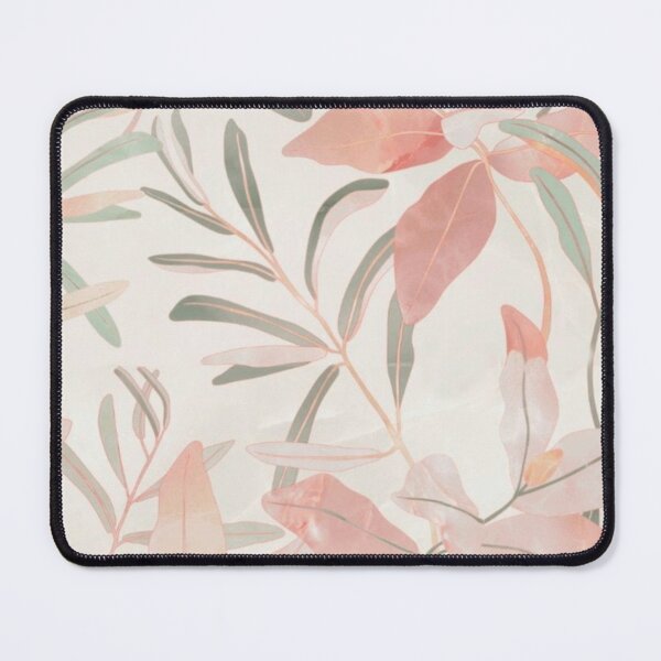 Item preview, Watercolor Peach Leaves Botanical Pattern designed and sold by NNCollection.