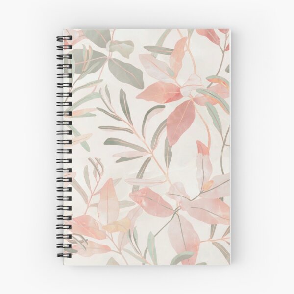 Item preview, Watercolor Peach Leaves Botanical Pattern designed and sold by NNCollection.