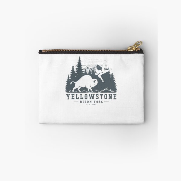 Item preview, Yellowstone Bison Toss Funny National Park Wildlife designed and sold by PixlCrypt.