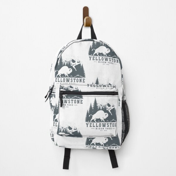 Item preview, Yellowstone Bison Toss Funny National Park Wildlife designed and sold by PixlCrypt.