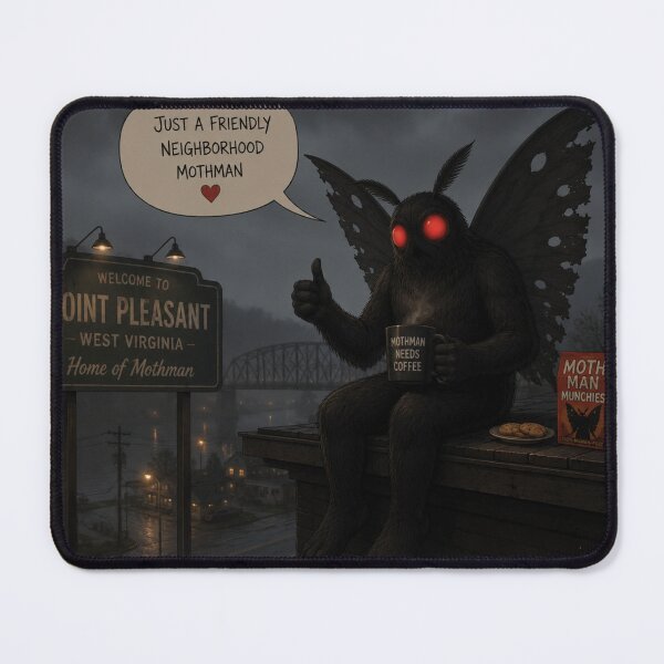 Item preview, Just a Friendly Neighborhood Mothman designed and sold by WeirdNightCo.