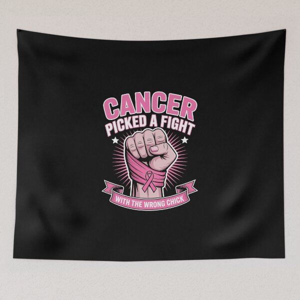 Item preview, CANCER PICKED A FIGHT WITH THE WRONG CHICK designed and sold by jkrphoto.