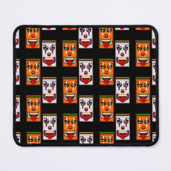 Item preview, Spooky Clown Trash Can Duo Retro designed and sold by RetroRlx.