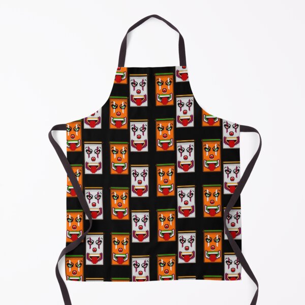 Item preview, Spooky Clown Trash Can Duo Retro designed and sold by RetroRlx.