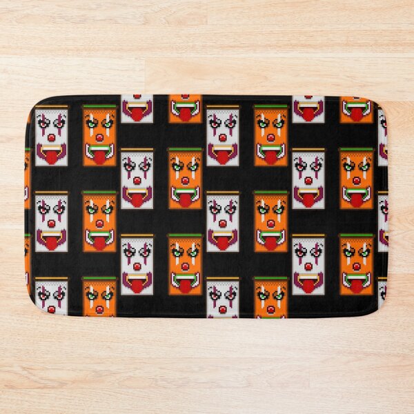 Item preview, Spooky Clown Trash Can Duo Retro designed and sold by RetroRlx.