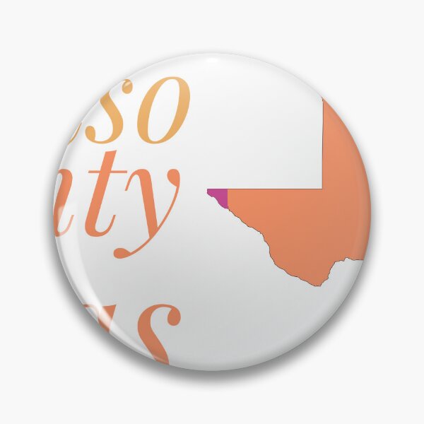 Item preview, El Paso County Texas Highlighted on State Map designed and sold by TheIconSmith.