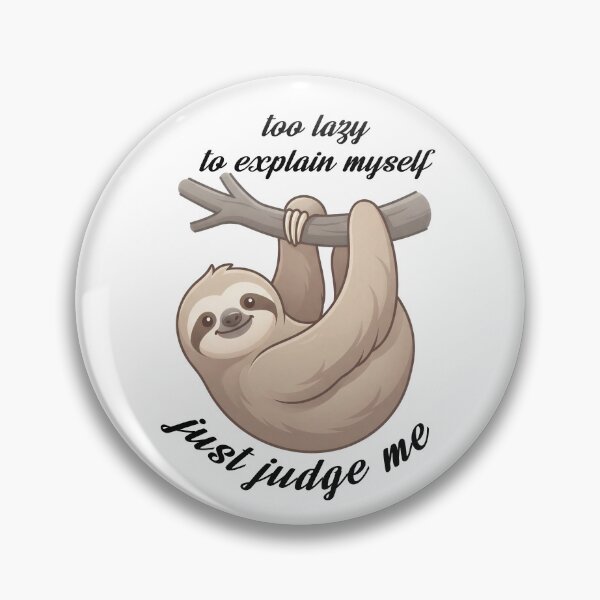 Item preview, Cute Three Toed Sloth Hanging Branch designed and sold by Aminlazir.
