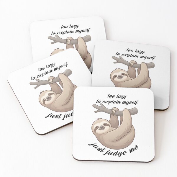 Item preview, Cute Three Toed Sloth Hanging Branch designed and sold by Aminlazir.