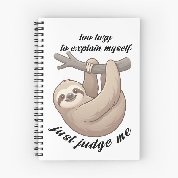 Item preview, Cute Three Toed Sloth Hanging Branch designed and sold by Aminlazir.