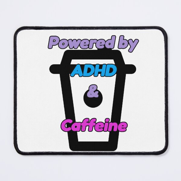 Item preview, Funny Neurodiversity tshirt - ADHD And Caffeine designed and sold by NeuroShirts.