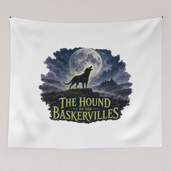 Item preview, The Hound of the Baskervilles – Moonlit Moor Howl designed and sold by Fenay Designs.