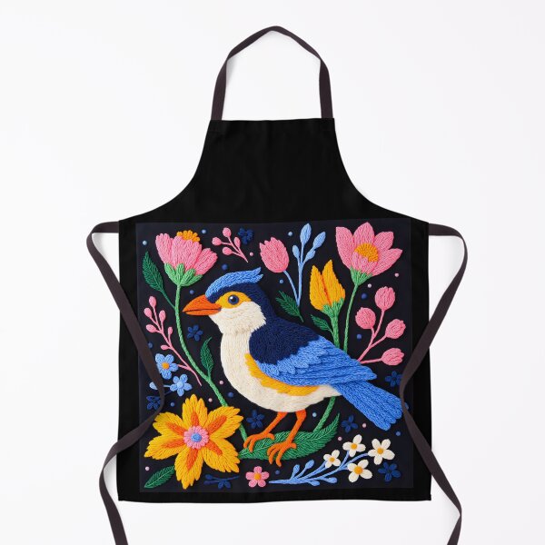 Item preview, Colorful hand knitted bird designed and sold by Creative Line Prints.