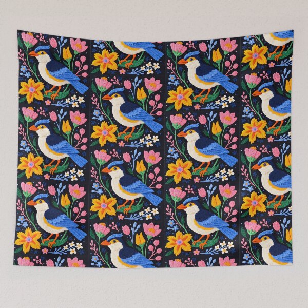 Item preview, Colorful hand knitted bird designed and sold by Creative Line Prints.