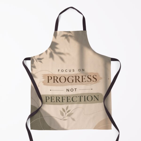 Item preview, Focus On Progress Not Perfection Quote designed and sold by NNCollection.
