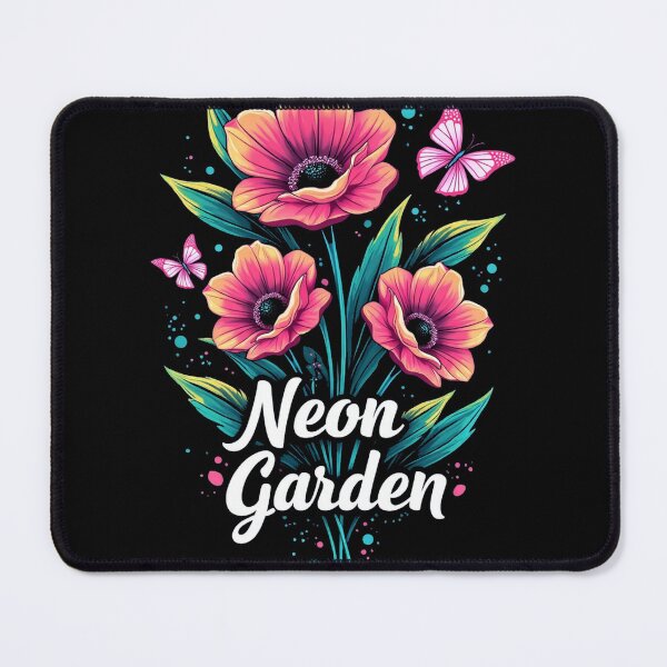Item preview, Neon Garden Electric Floral Maximalist Design designed and sold by Art&Fun.
