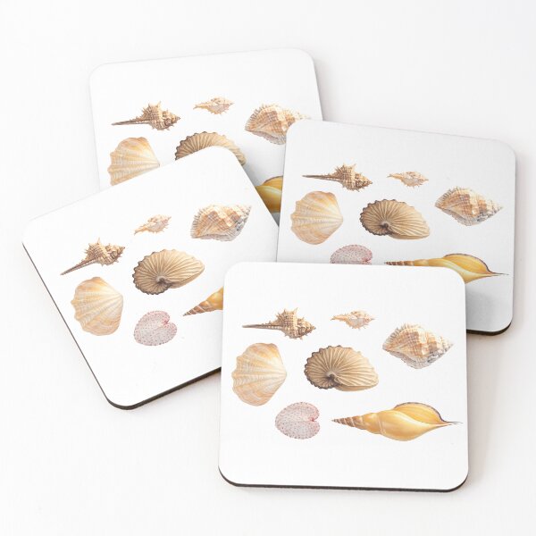 Item preview, Watercolor Seashells designed and sold by VitSArt.