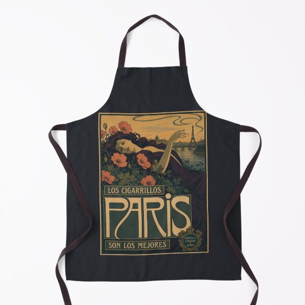 Item preview, Vintage Los Cigarrillos Paris Poster designed and sold by GoodOldVintage.