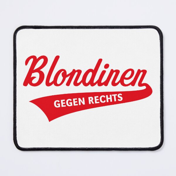 Item preview, Blondes Against the Right (Blonde / Blonde / Lettering / Red) designed and sold by MrFaulbaum.