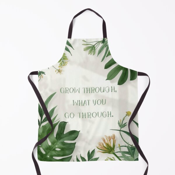 Item preview, Grow Through What You Go Through Plant Quote designed and sold by NNCollection.