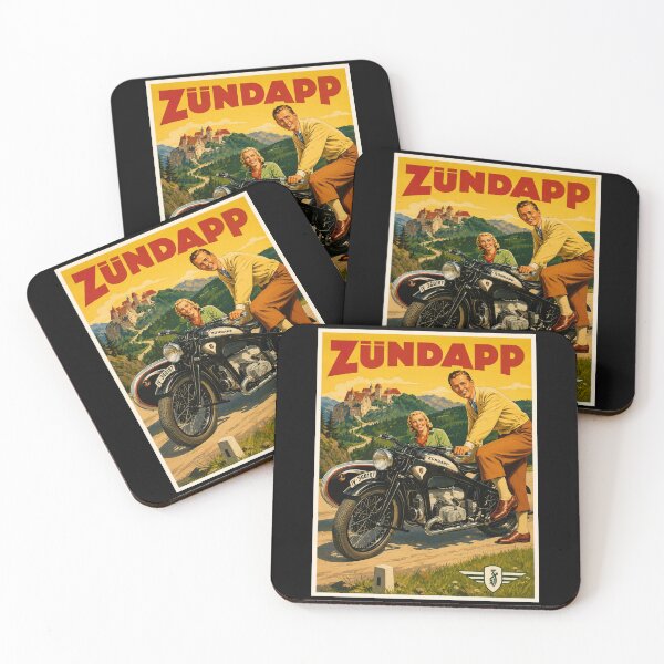 Artikelvorschau, Vintage Zündapp Motorräder Poster entworfen und verkauft von GoodOldVintage.