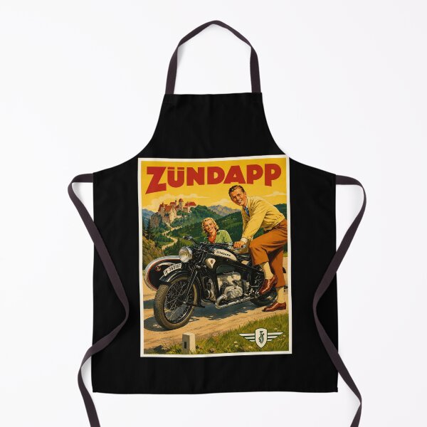 Item preview, Vintage Zündapp Motorcycles Poster designed and sold by GoodOldVintage.