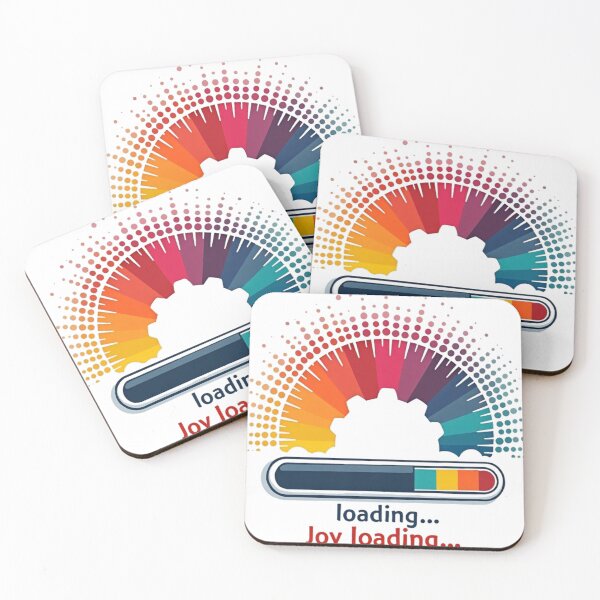 Item preview, Joy Loading Retro Tech Neon Message designed and sold by Art&Fun.