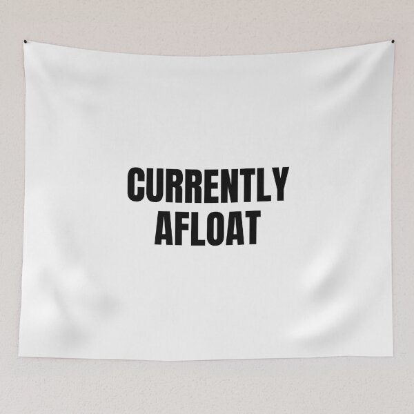 Item preview, Currently Afloat (Black) designed and sold by ShipCrewNation.