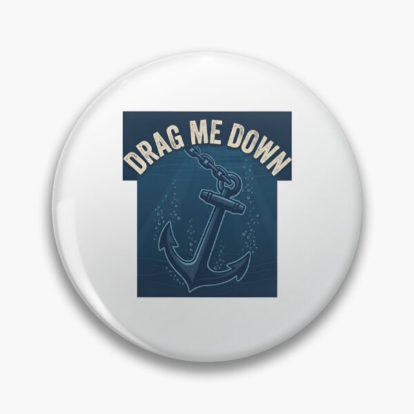 Item preview, DRAG ME DOWN - Anchor Ocean Weight designed and sold by Zazz Lee.