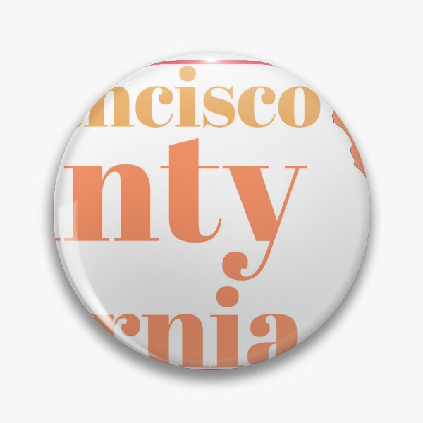 Item preview, San Francisco County California Highlighted on State Map designed and sold by TheIconSmith.