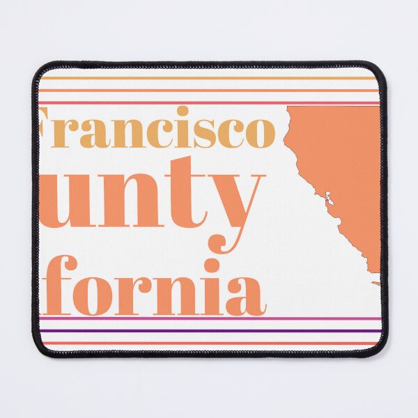 Item preview, San Francisco County California Highlighted on State Map designed and sold by TheIconSmith.
