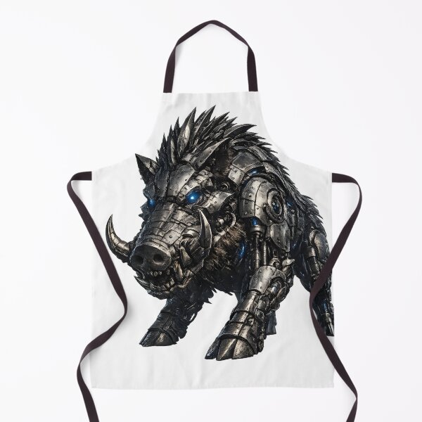 Item preview, Steel Warthog V5 – Industrial Cyber Boar | Mechanical Beast Metal Art designed and sold by SteelCoat Studio.