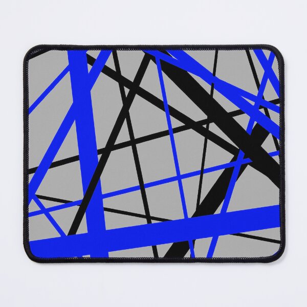 Item preview, Diagonal Dynamics Blue and Black (On Grey) designed and sold by taiche.