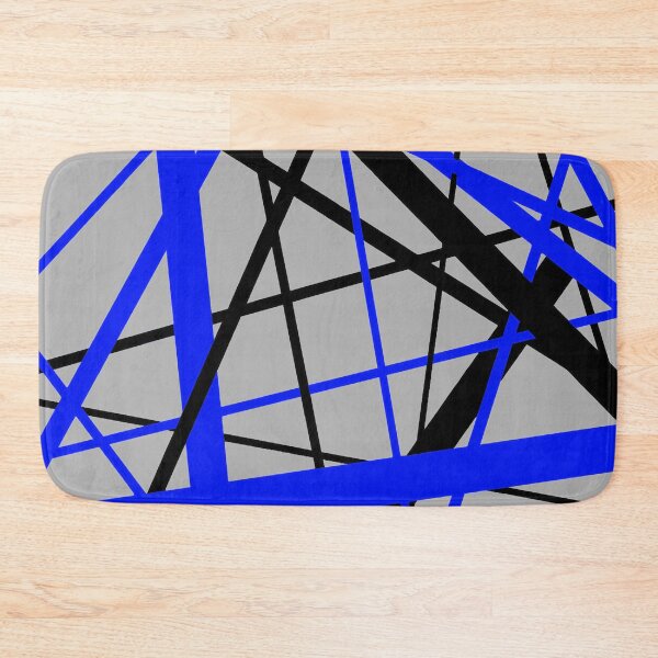 Item preview, Diagonal Dynamics Blue and Black (On Grey) designed and sold by taiche.
