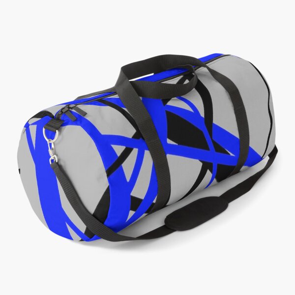 Item preview, Diagonal Dynamics Blue and Black (On Grey) designed and sold by taiche.