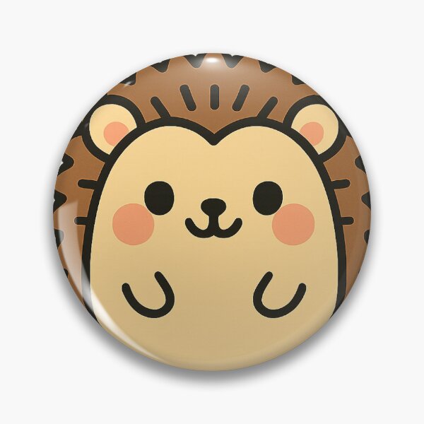 Item preview, Cute Hedgehog — Kawaii Hedgehog Illustration Sticker designed and sold by JuanmaLW.
