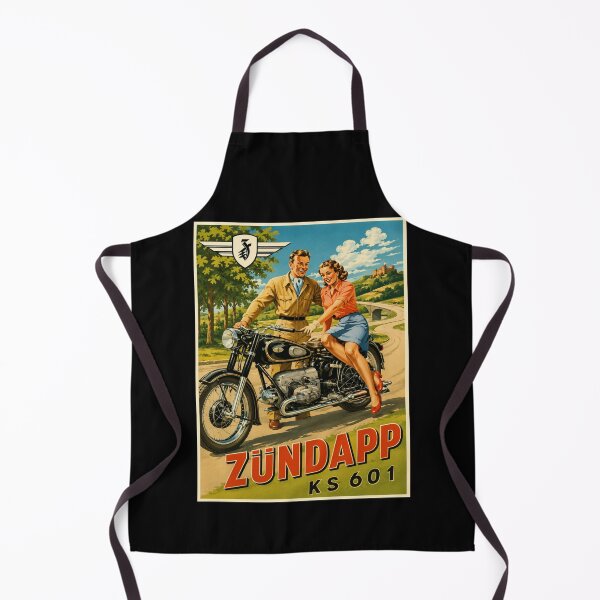 Item preview, Vintage Zündapp Motorcycles Poster designed and sold by GoodOldVintage.