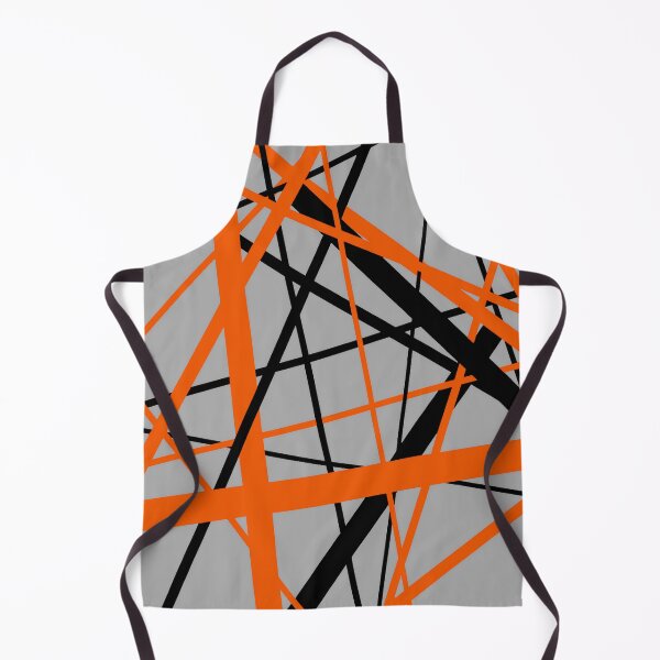 Item preview, Diagonal Dynamics Orange and Black (On Grey) designed and sold by taiche.