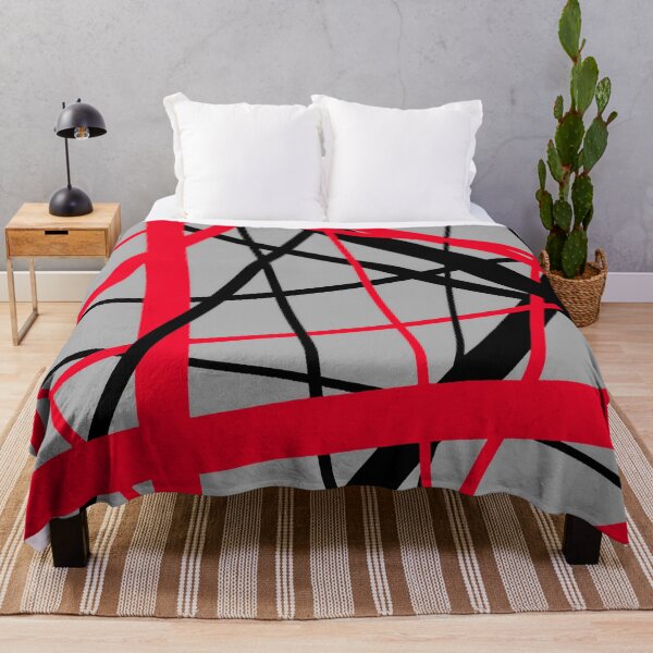 Item preview, Diagonal Dynamics Red and Black (On Grey) designed and sold by taiche.